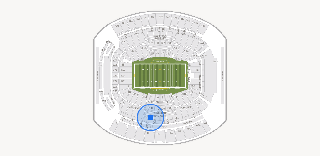 EverBank Stadium Seating Chart