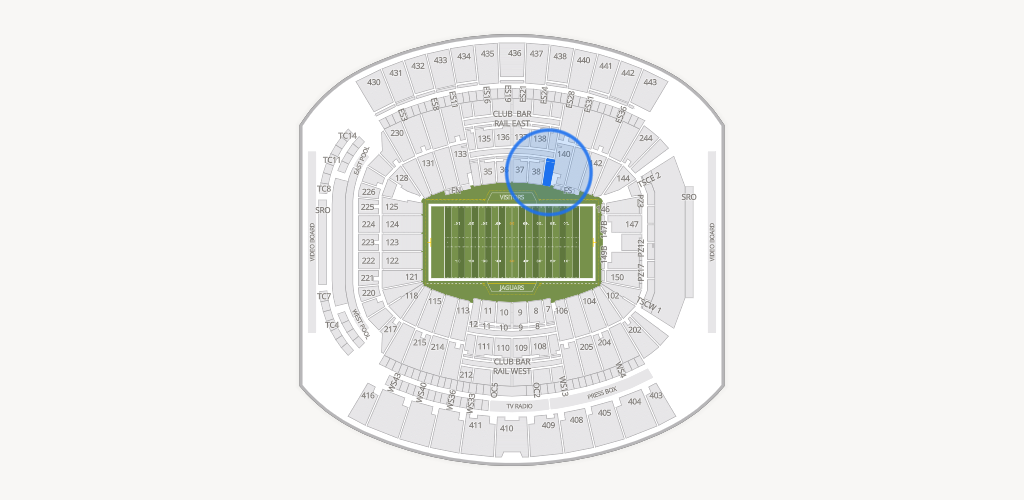 EverBank Stadium Seating Chart