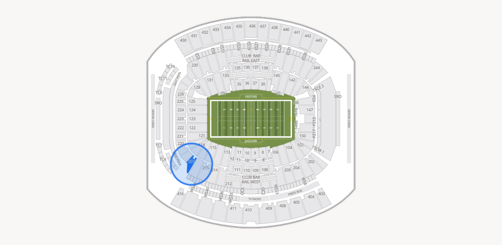EverBank Stadium Seating Chart