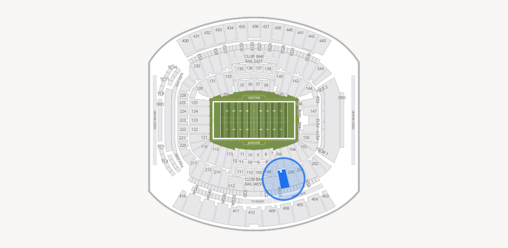 EverBank Stadium Seating Chart