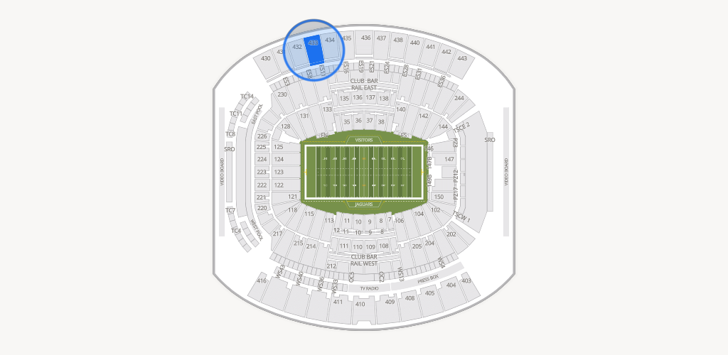 EverBank Stadium Seating Chart