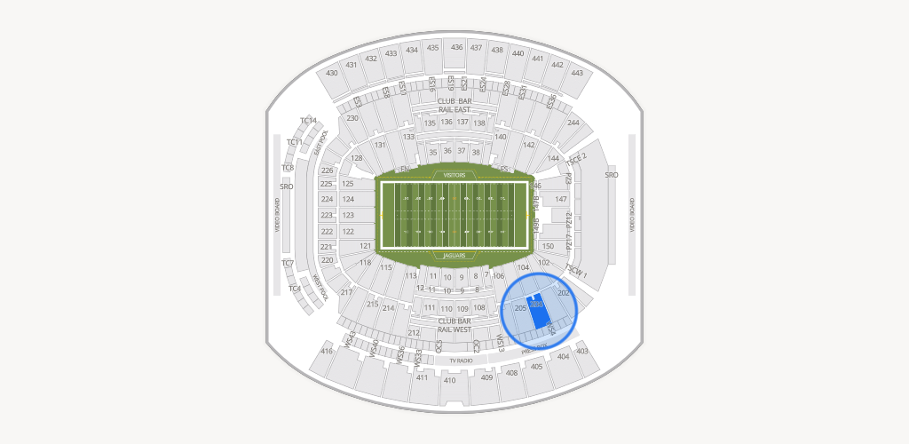 EverBank Stadium Seating Chart
