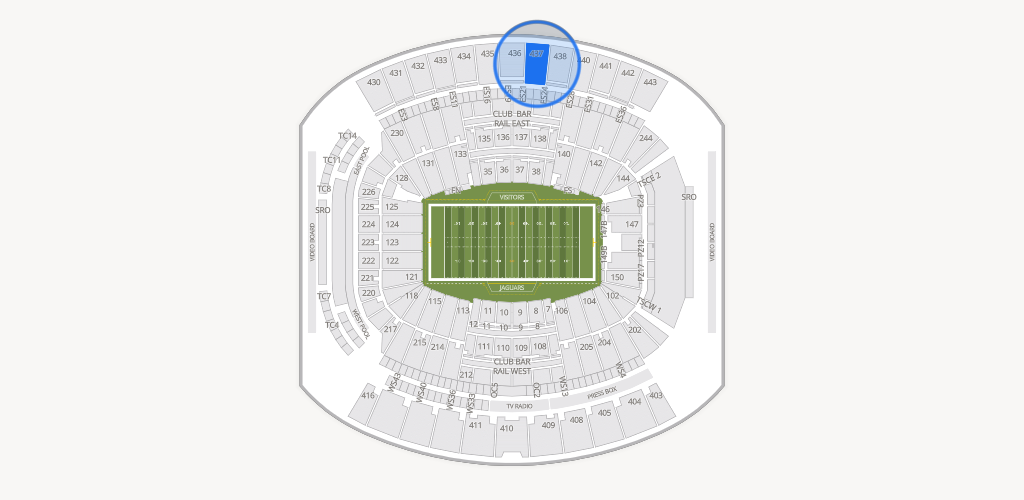 EverBank Stadium Seating Chart