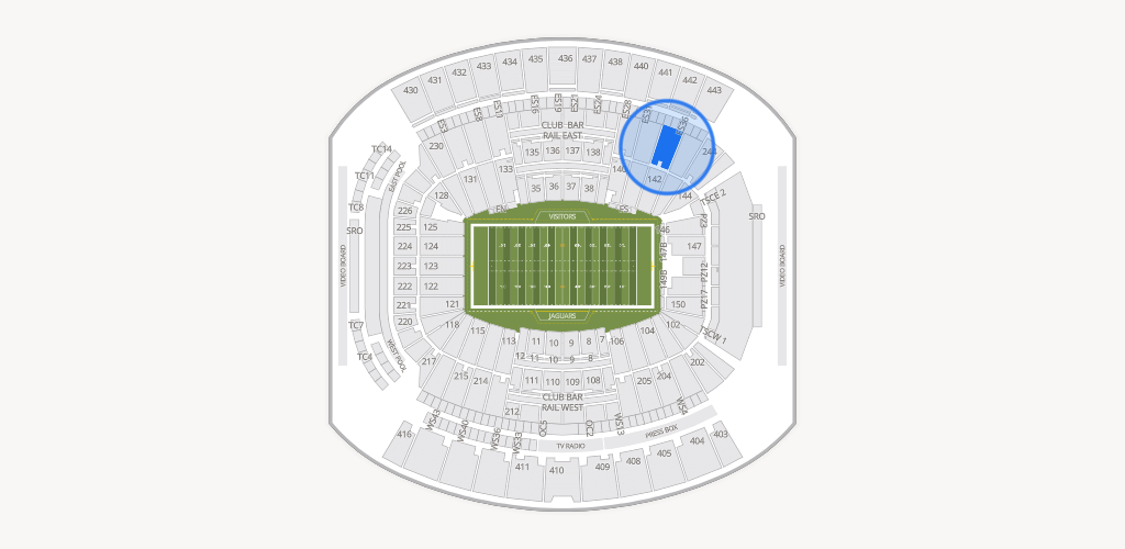 EverBank Stadium Seating Chart