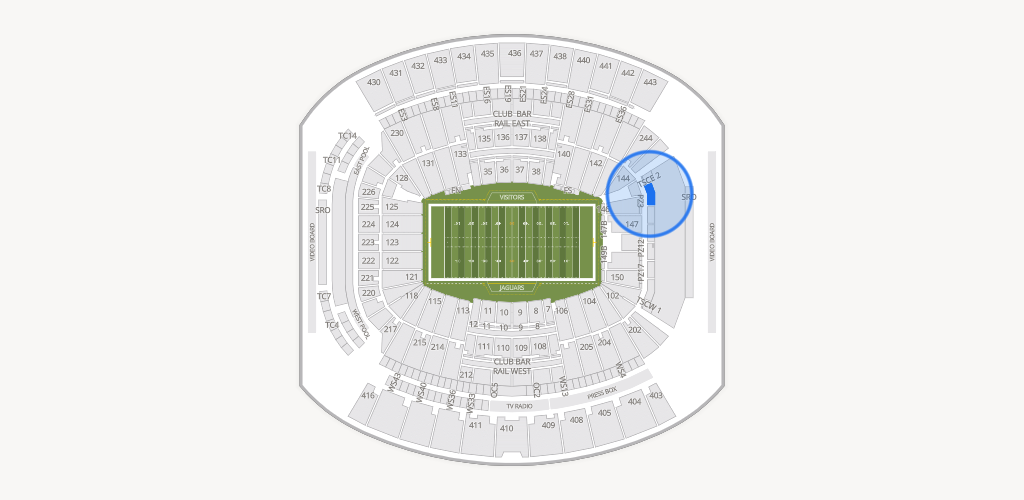 EverBank Stadium Seating Chart