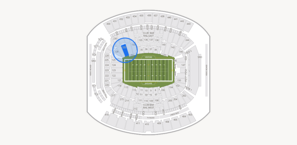 EverBank Stadium Seating Chart