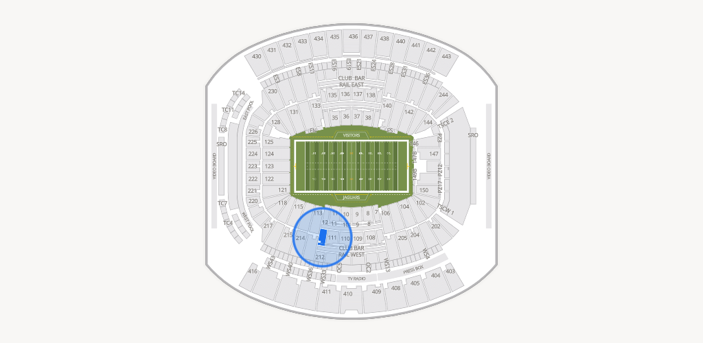 EverBank Stadium Seating Chart