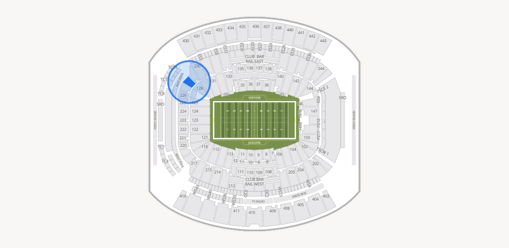EverBank Stadium Seating Chart