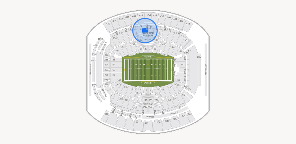EverBank Stadium Seating Chart