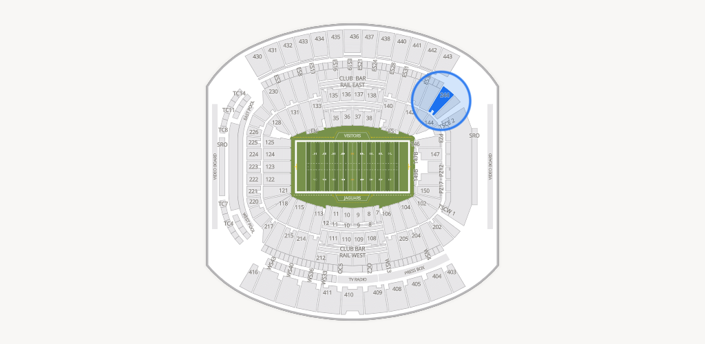 EverBank Stadium Seating Chart