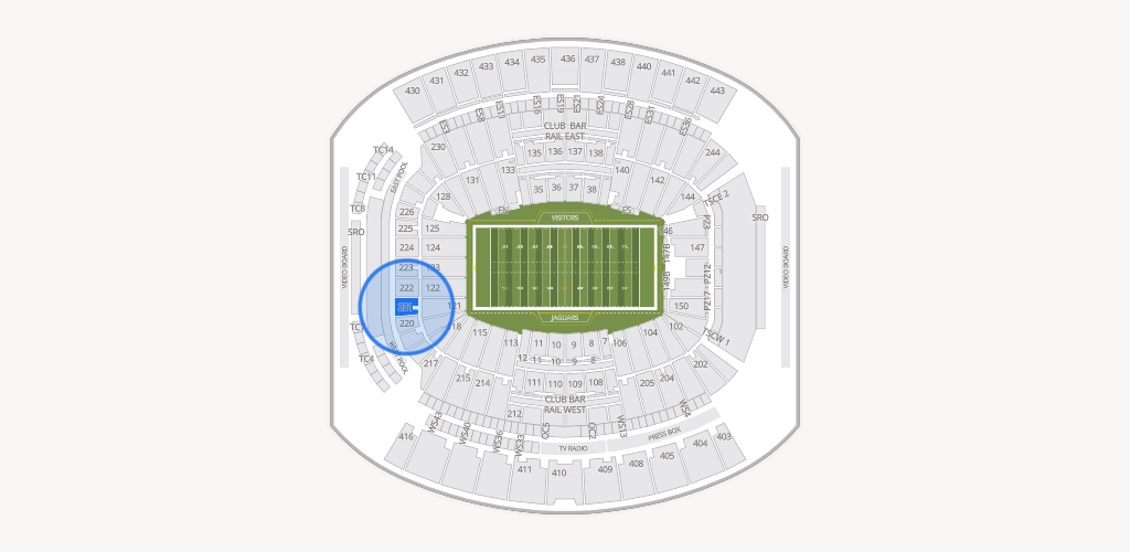 EverBank Stadium Seating Chart