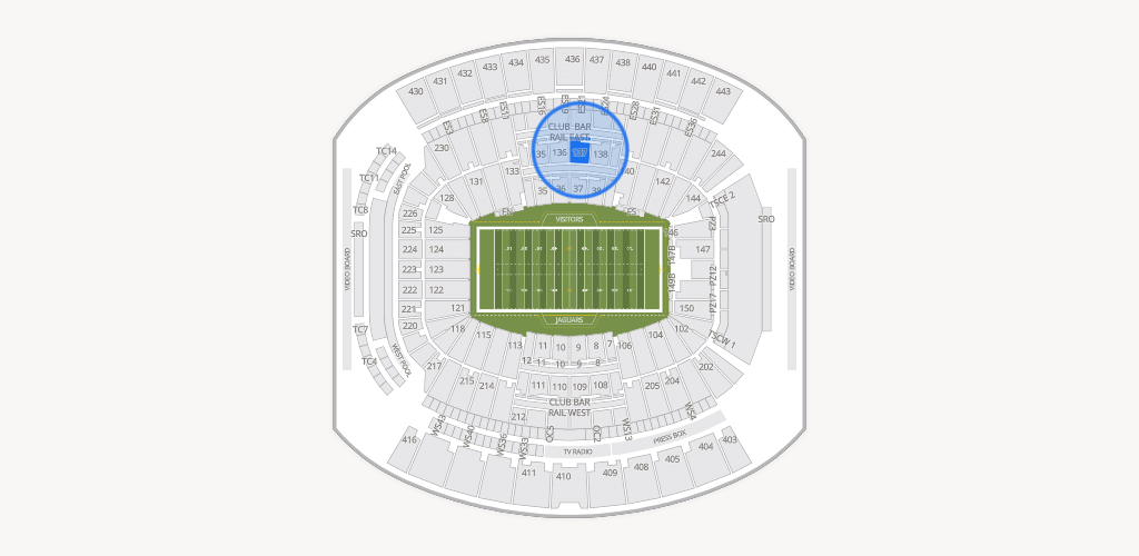 EverBank Stadium Seating Chart