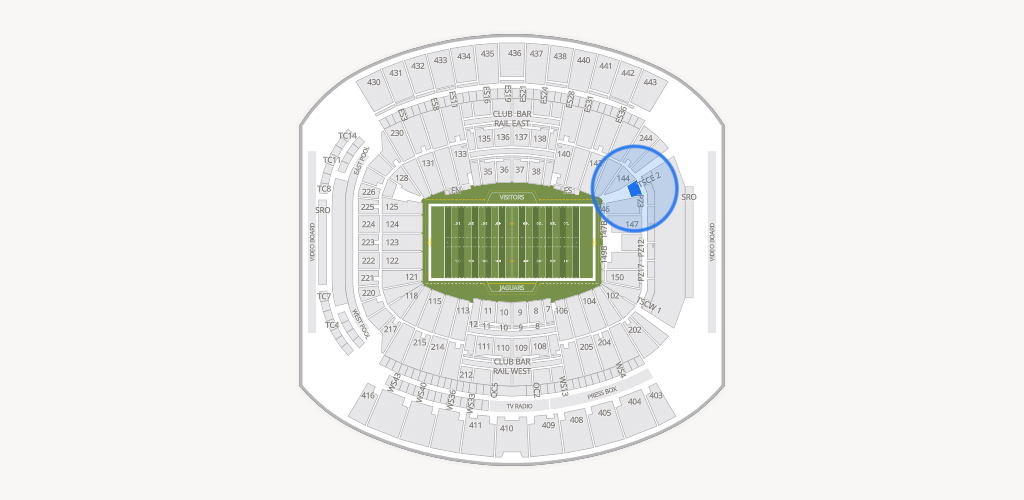 EverBank Stadium Seating Chart
