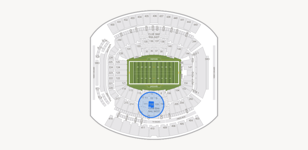 EverBank Stadium Seating Chart