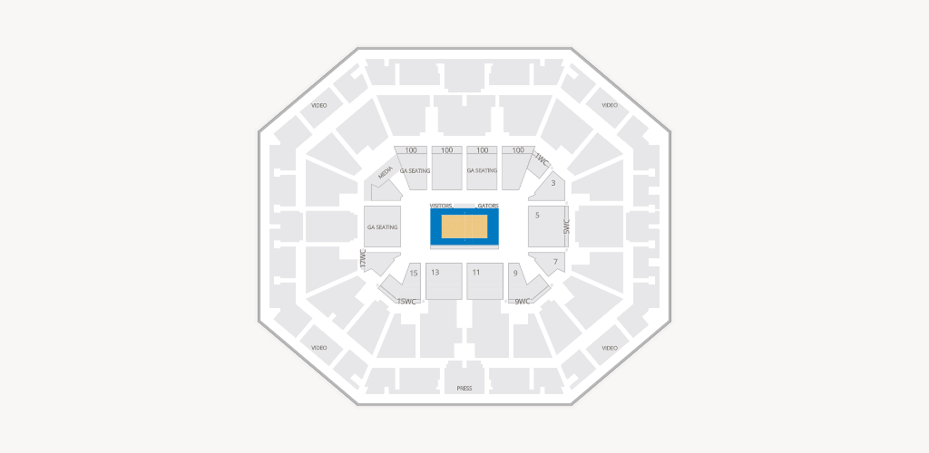 Exactech Arena at the Stephen C. O'Connell Center Seating Chart