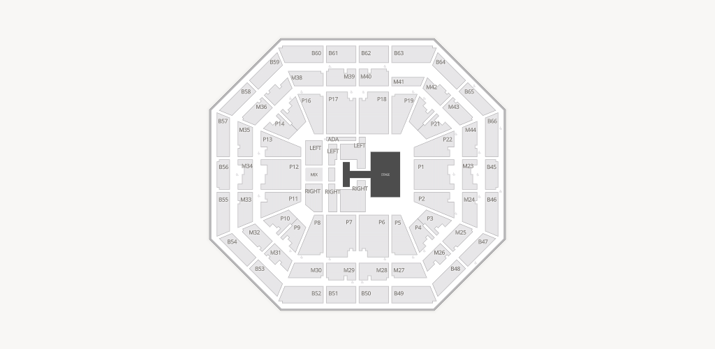 ExtraMile Arena Seating Chart