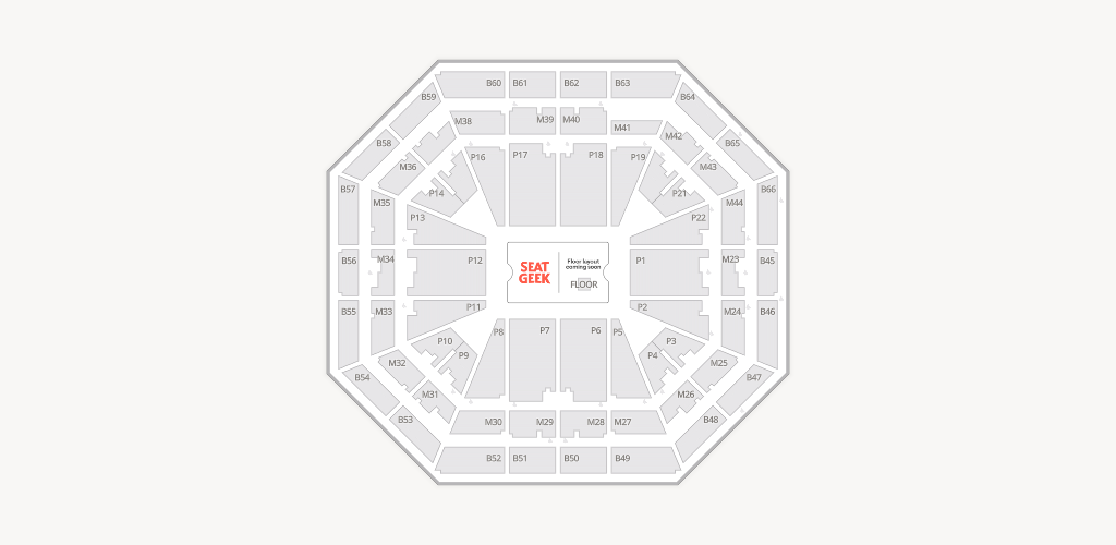 ExtraMile Arena Seating Chart