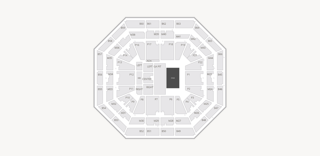 ExtraMile Arena Seating Chart