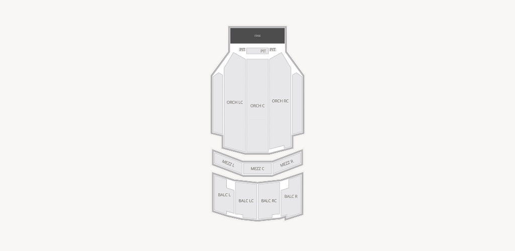 F.M. Kirby Center Seating Chart