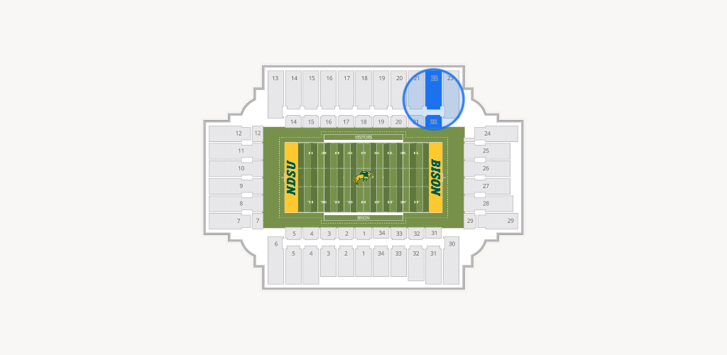 Fargodome Seating Chart