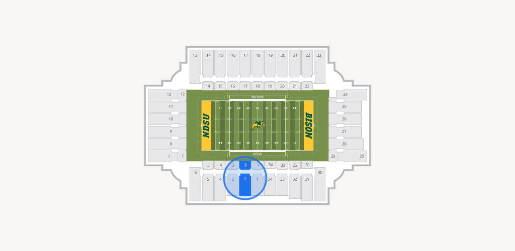 Fargodome Seating Chart