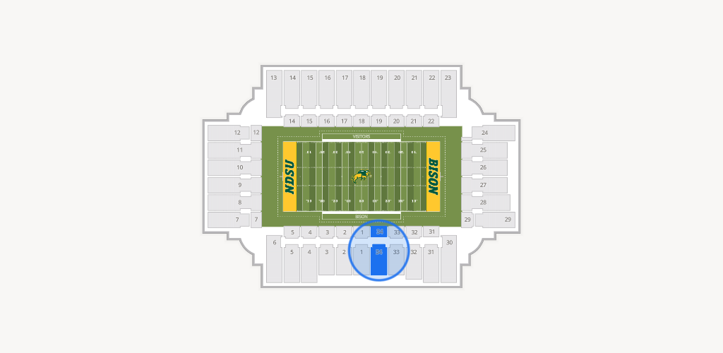 Fargodome Seating Chart