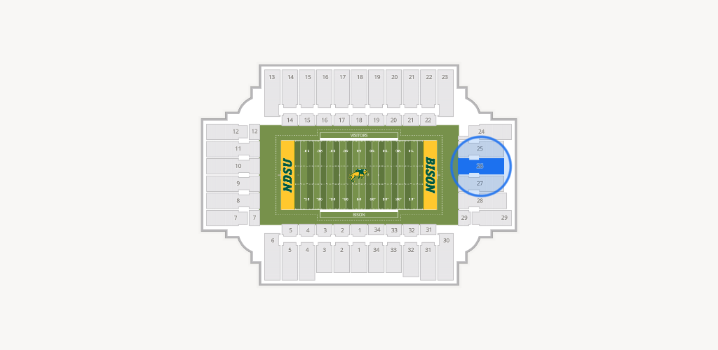 Fargodome Seating Chart