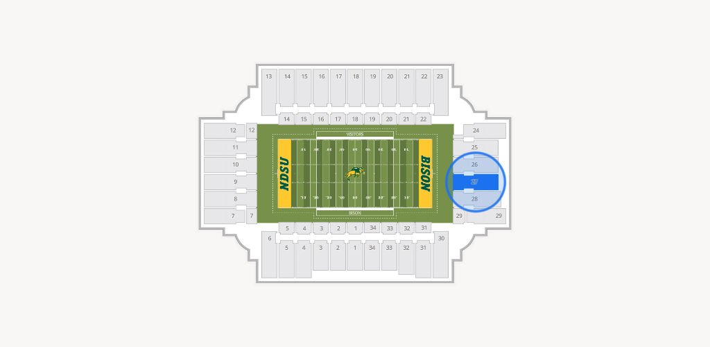 Fargodome Seating Chart