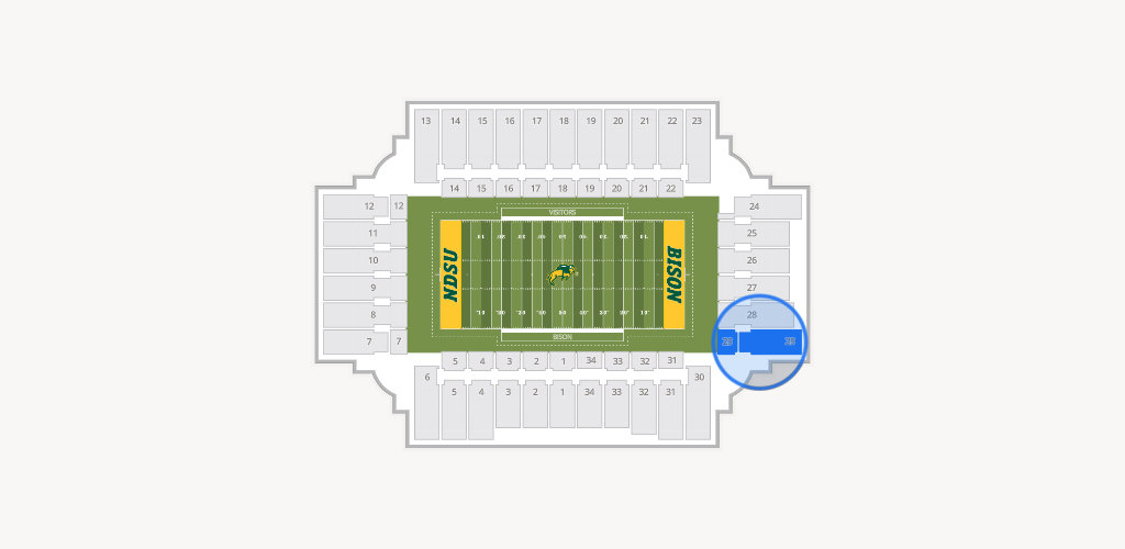 Fargodome Seating Chart