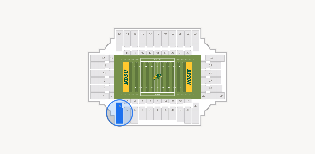 Fargodome Seating Chart