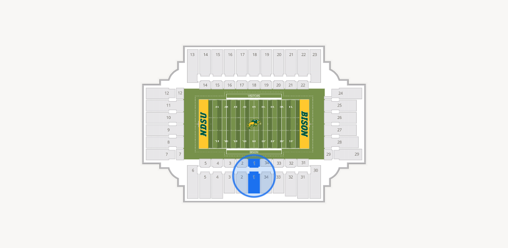 Fargodome Seating Chart