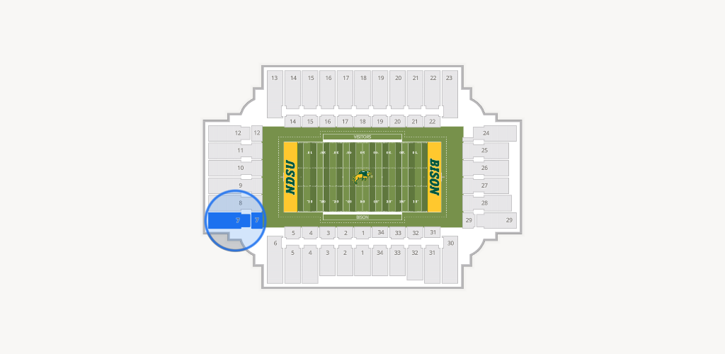 Fargodome Seating Chart