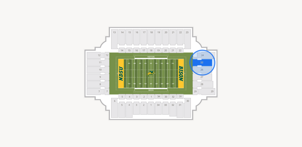 Fargodome Seating Chart