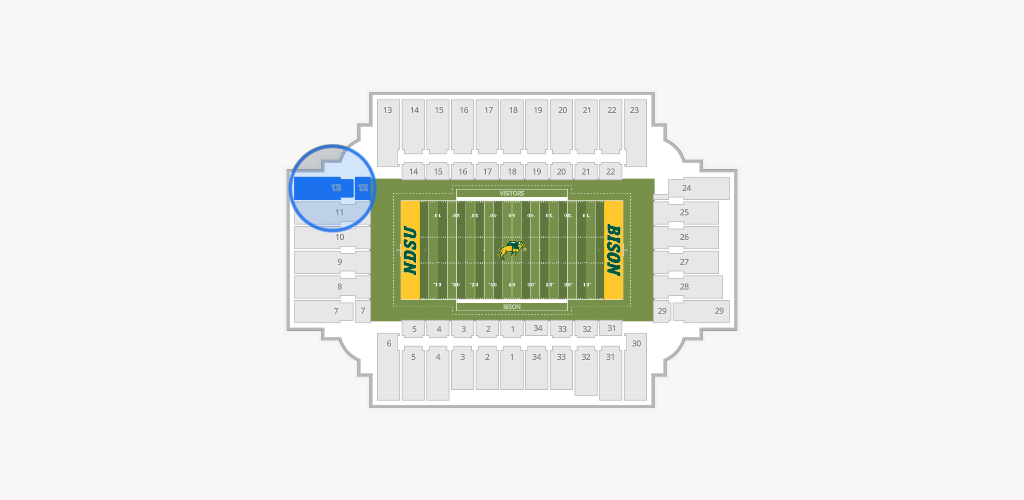 Fargodome Seating Chart