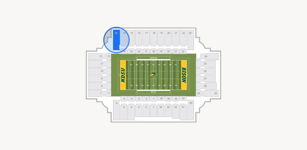 Fargodome Seating Chart
