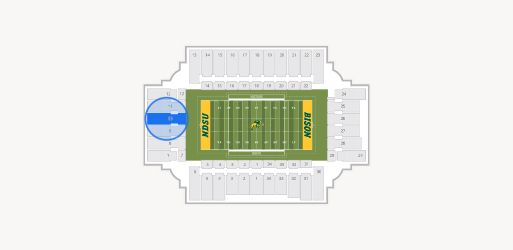 Fargodome Seating Chart
