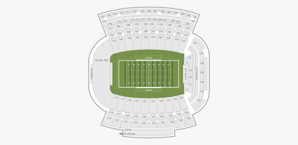 Faurot Field at Memorial Stadium Seating Chart