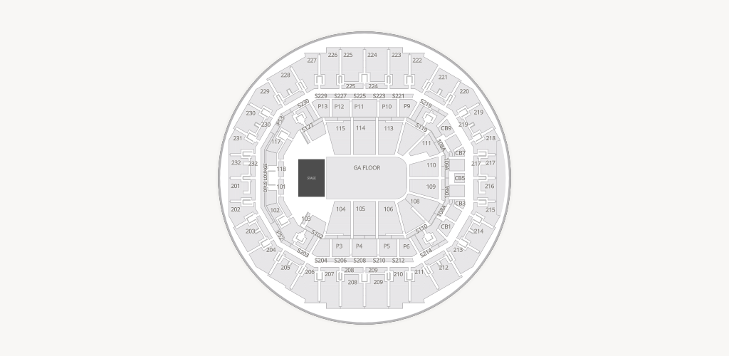 FedExForum Seating Chart
