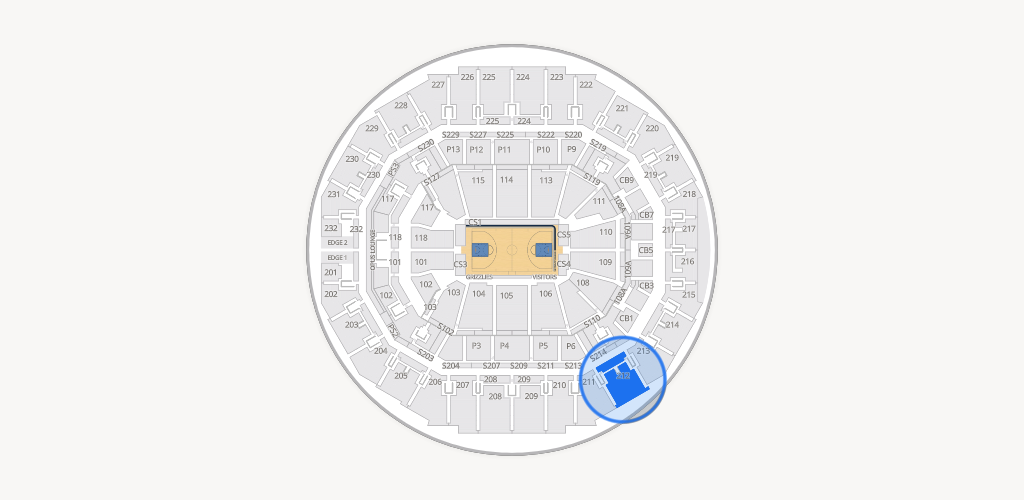 FedExForum Seating Chart