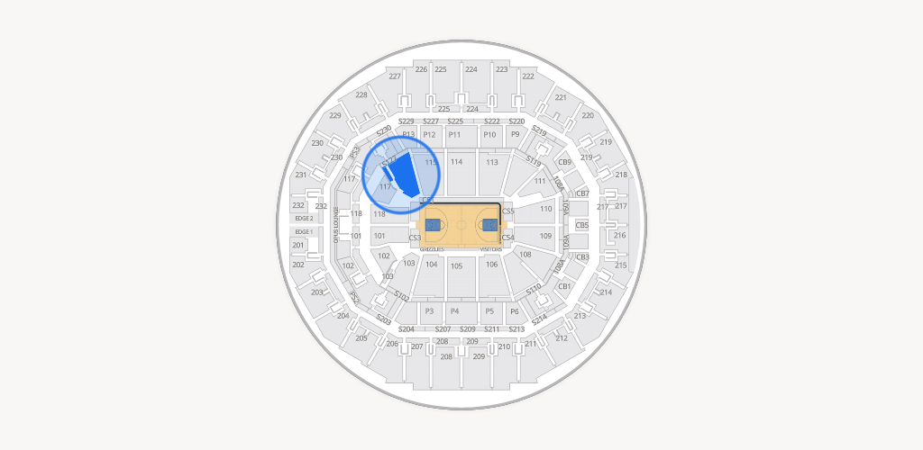 FedExForum Seating Chart