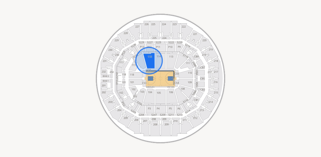 FedExForum Seating Chart