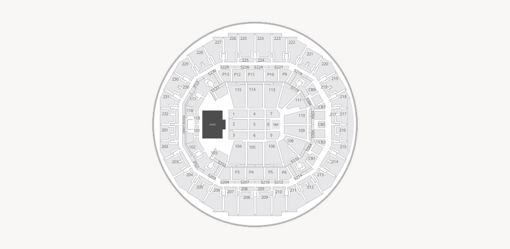 FedExForum Seating Chart