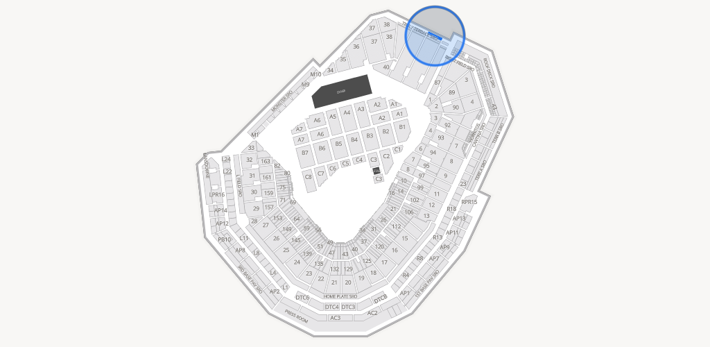 Fenway Park Seating Chart