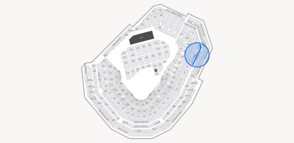 Fenway Park Seating Chart