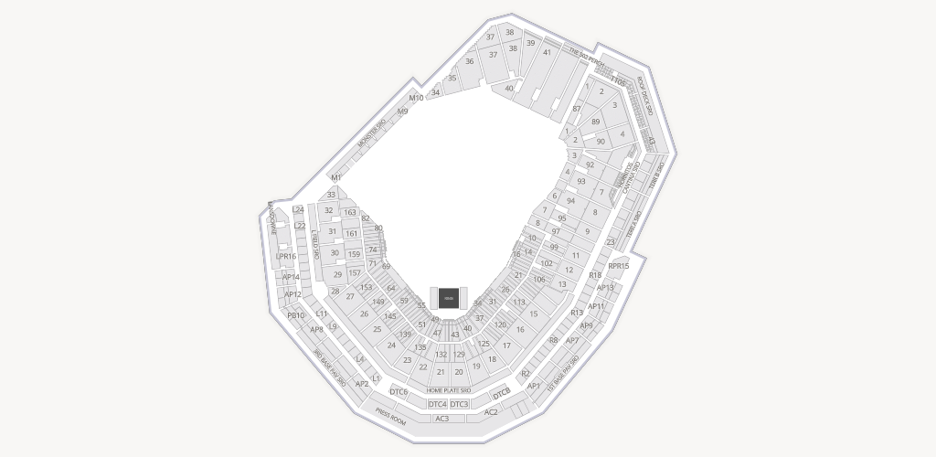 Fenway Park Seating Chart