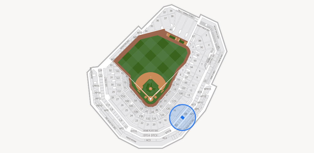 Fenway Park Seating Chart