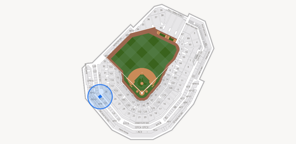 Fenway Park Seating Chart