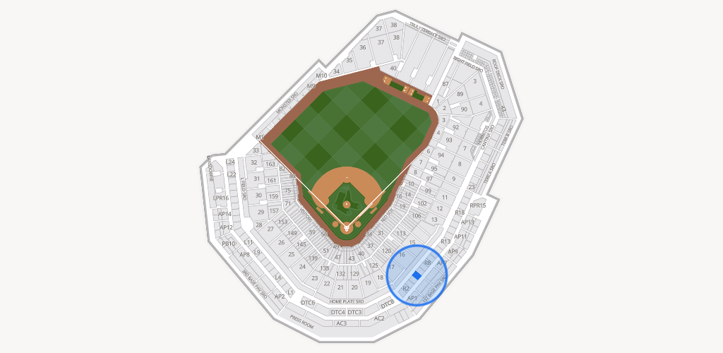 Fenway Park Seating Chart