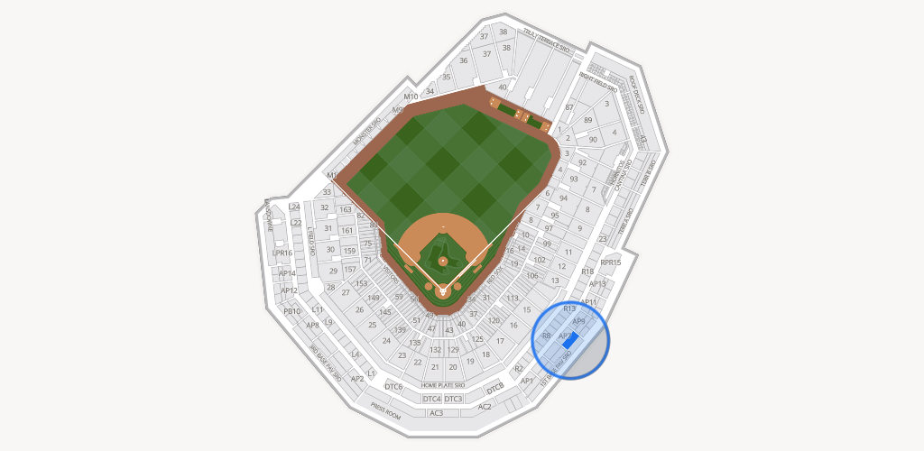 Fenway Park Seating Chart