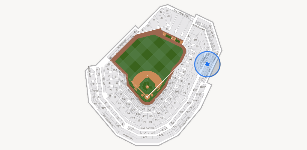 Fenway Park Seating Chart